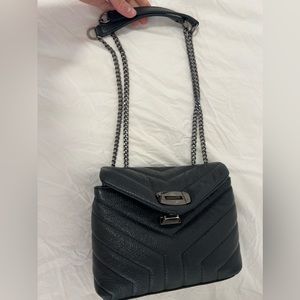 BLACK LEATHER DIVINA FIRENZE BAG